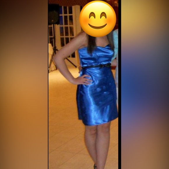 Blue Mini Dress size Juniors 5 - Picture 3 of 3